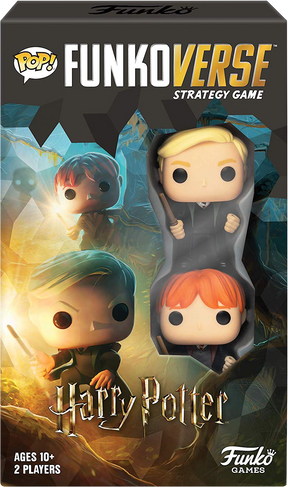 Funkoverse - Harry Potter - Ron Weasley & Draco Malfoy Pop! - Strategy Game 2-Pack - The Amazing Collectables