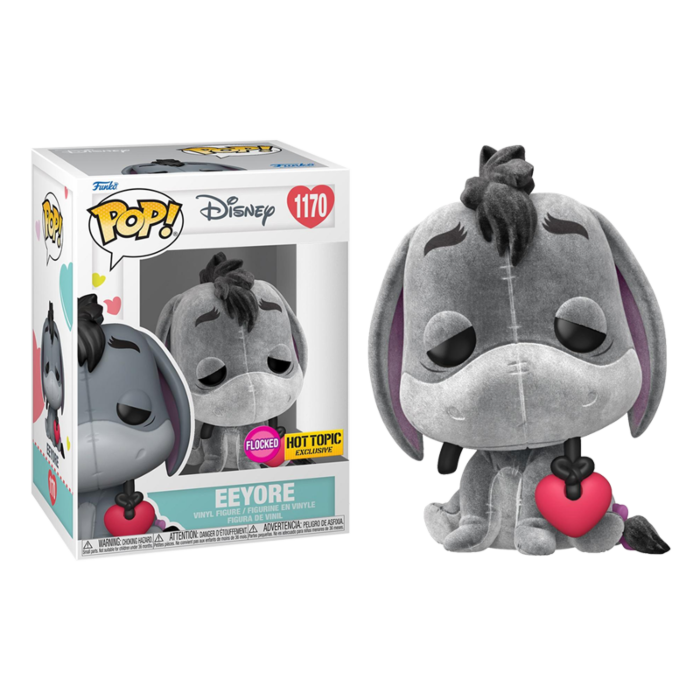 Funko Pop! Winnie the Pooh - Eeyore with Heart Flocked #1170