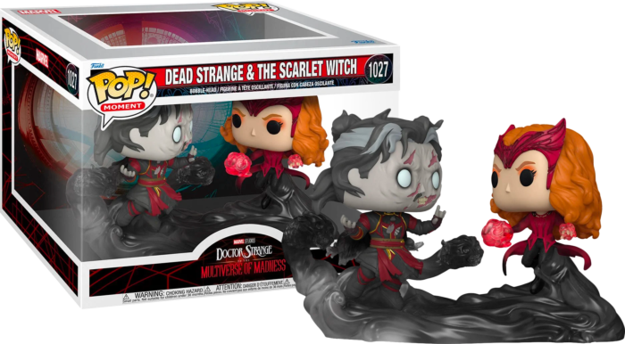 Funko Pop! Doctor Strange in the Multiverse of Madness - Dead Strange & The Scarlet Witch Movie Moments #1027 - Real Pop Mania