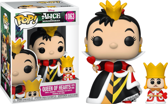 Funko Pop! Alice in Wonderland - Queen of Hearts with King 70th Anniversary #1063 - Real Pop Mania