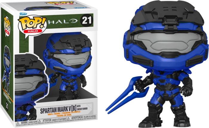 Funko Pop! Halo Infinite - Spartan Mark V [B] with Energy Sword #21 - Chase Chance