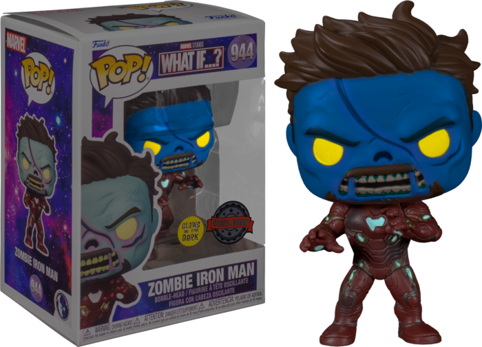 Funko Pop What If Zombie Iron Man Glow in the Dark 944
