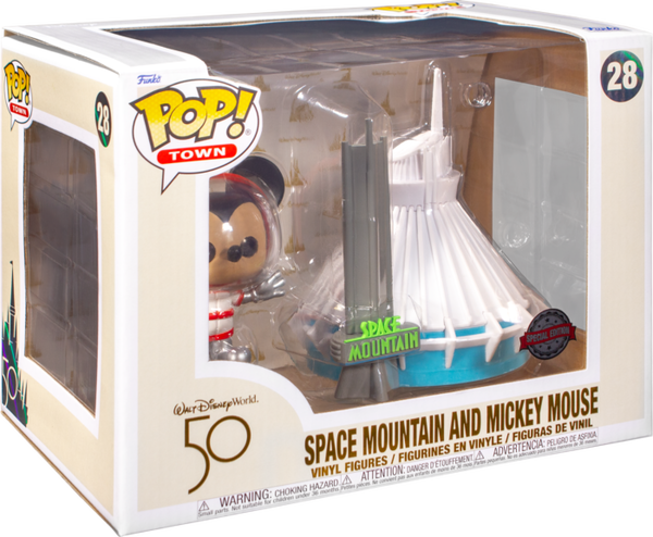 Funko Pop! Town - Walt Disney World - Mickey Mouse with Space Mountain
