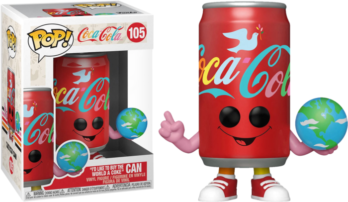Funko Pop! Coca-Cola - "I'd Like To Buy The World A Coke" Can #105 - Real Pop Mania