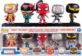 Funko Pop! Spider-Man - Prodigy, The Hornet, Prince of Arachne, Spider-Armor Mk I & Spider-Armor Mk II - 5-Pack - Real Pop Mania