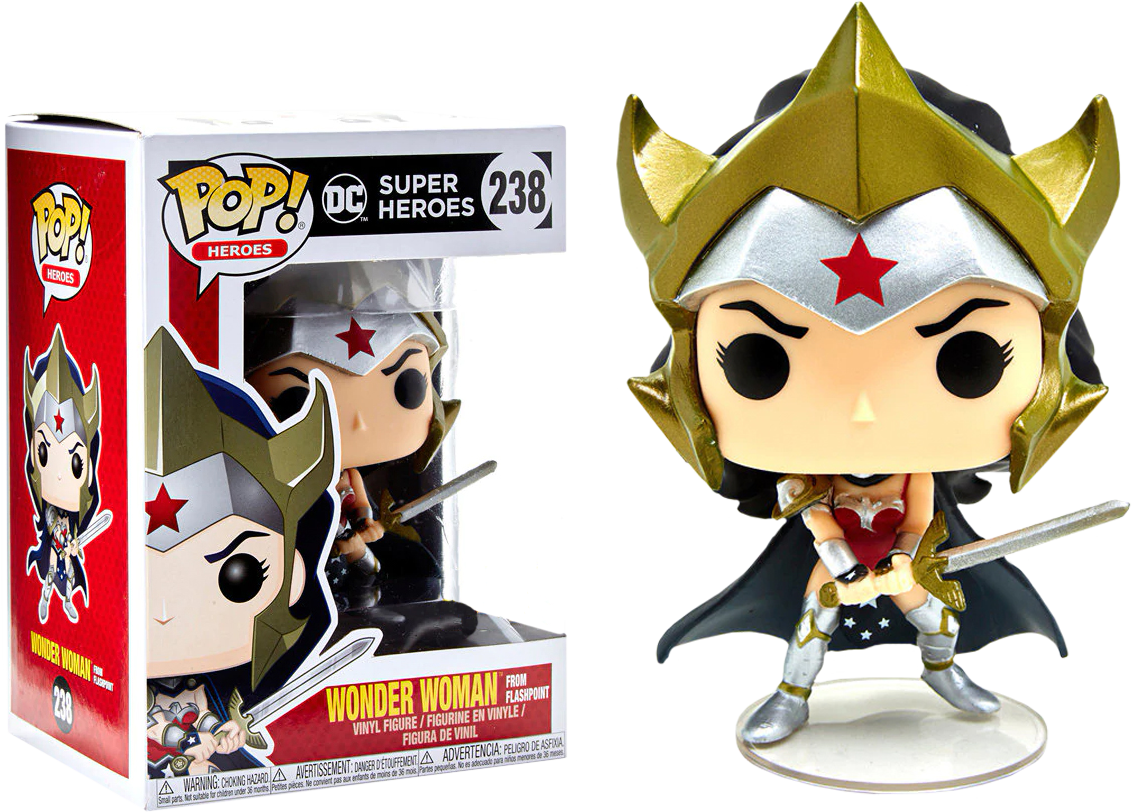 Funko Pop! Wonder Woman - Wonder Woman Flashpoint #238 - The Amazing Collectables
