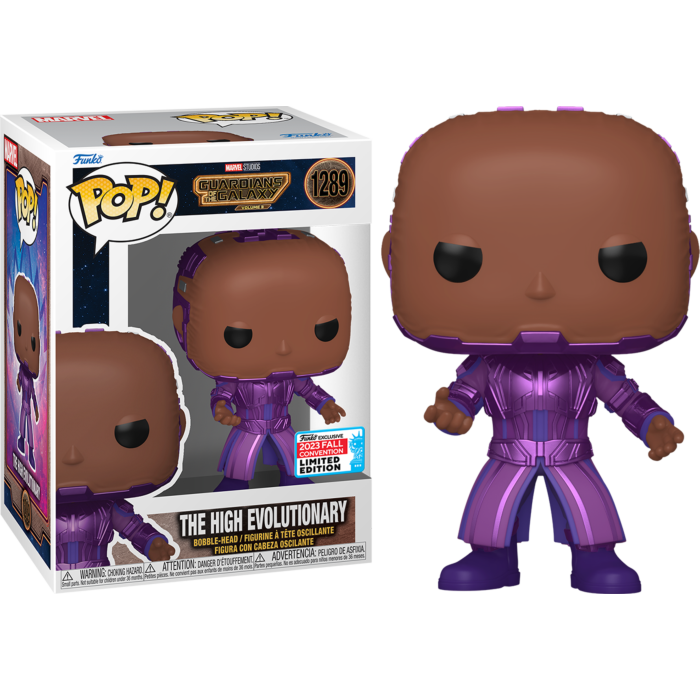Funko Pop! Guardians of the Galaxy Vol. 3 - The High Evolutionary Metallic #1289 (2023 Fall Convention Exclusive)