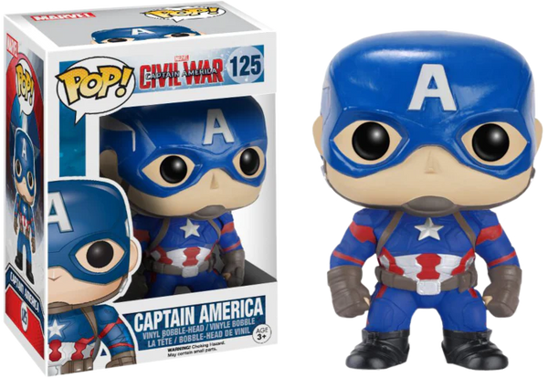 Funko Pop! Captain America: Civil War - Captain America #125