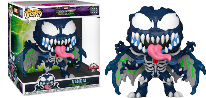 Funko Pop! Marvel Mech Strike: Monster Hunters - Venom with Wings Jumbo #998 - Real Pop Mania