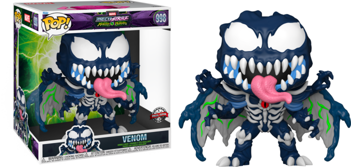 Funko Pop! Marvel Mech Strike: Monster Hunters - Venom with Wings Jumbo #998