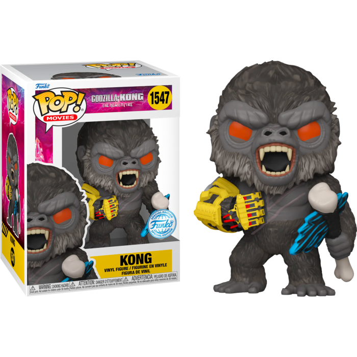 Funko Pop! Godzilla x Kong: The New Empire - Kong (Battle Pose) #1547