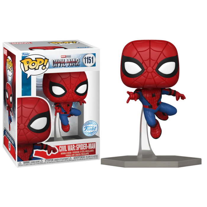 Funko Pop! Captain America: Civil War - Spider-Man Build-A-Scene #1151