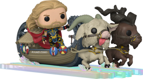 Funko Pop! Rides - Thor 4: Love and Thunder - Thor, Toothgnasher & Toothgrinder with Goat Boat #290