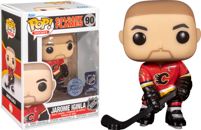 Funko Pop! NHL Hockey - Jarome Iginla Calgary Flames #90 - The Amazing Collectables