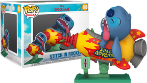 Funko Pop! Rides - Lilo & Stitch - 10" Stitch & Space Adventure Rocket - Bundle (Set of 2) - Real Pop Mania