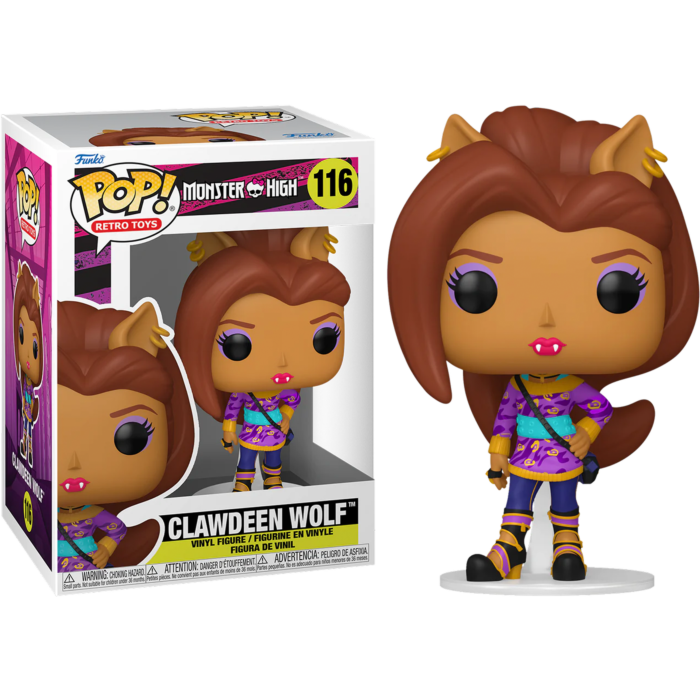 Funko Pop! Monster High - Clawdeen Wolf with Bag #116