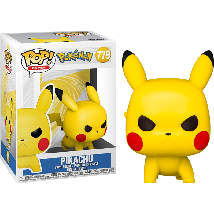 Funko Pop! Pokemon - Pikachu Angry Crouching #779 - Real Pop Mania