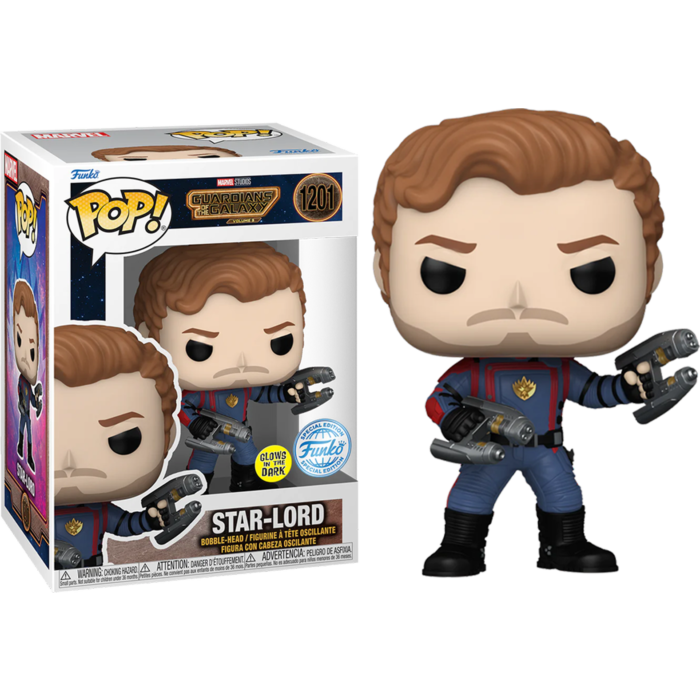 Funko Pop! Guardians of the Galaxy: Vol. 3 - Star Lord Glow in the Dark #1201