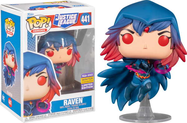 Funko Pop Justice League Raven 441 2022 Winter Convention Exclusi