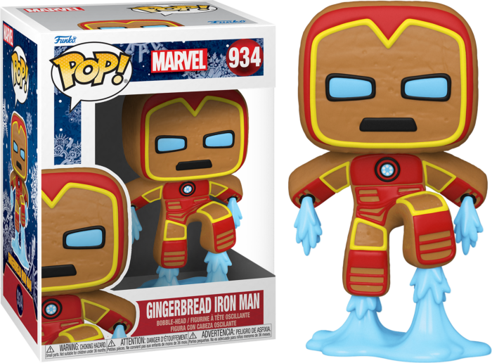 Funko Pop! Marvel: Holiday - Gingerbread Iron Man #934 - Real Pop Mania