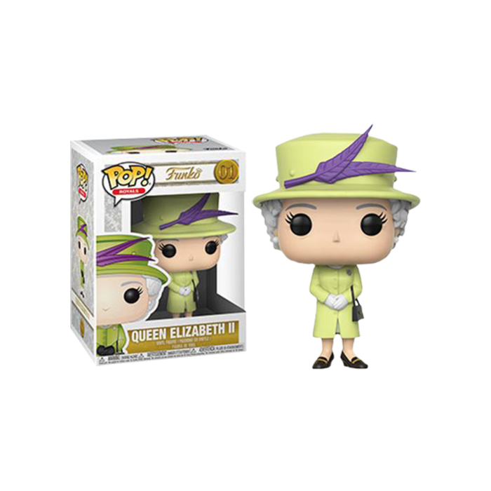 Funko Pop Royal Family Queen Elizabeth II in Green Dress 01
