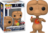 Funko Pop! E.T. The Extra-Terrestrial - E.T. with Glowing Heart 40th Anniversary Glow in the Dark #1258 - Real Pop Mania