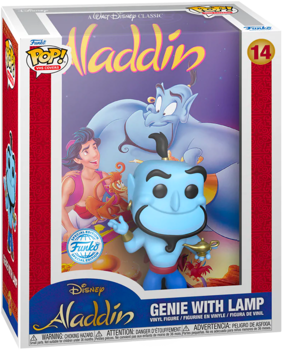 Funko Pop! VHS Covers - Aladdin (1992) - Genie with Lamp #14