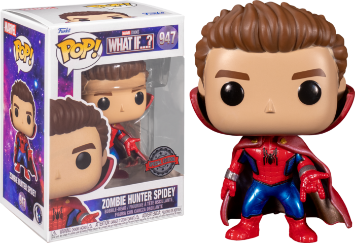 Funko Pop! What If… - Zombie Hunter Spidey Unmasked #947 - Real Pop Mania