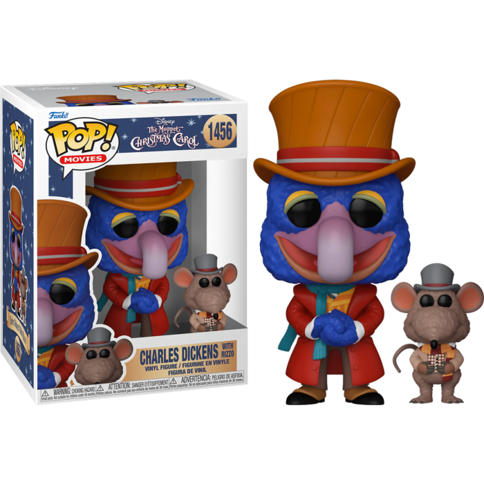 Funko Pop! The Muppet Christmas Carol (1992) - Charles Dickens with Rizzo #1456