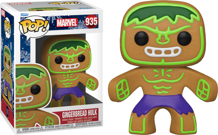 Funko Pop! Marvel: Holiday - Gingerbread Hulk #935 - Real Pop Mania
