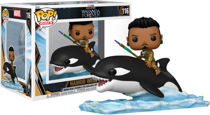 Funko Pop! Rides - Black Panther 2: Wakanda Forever - Namor with Orca #116 - Real Pop Mania