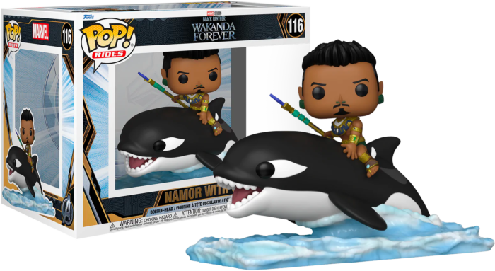 Funko Pop! Rides - Black Panther 2: Wakanda Forever - Namor with Orca #116