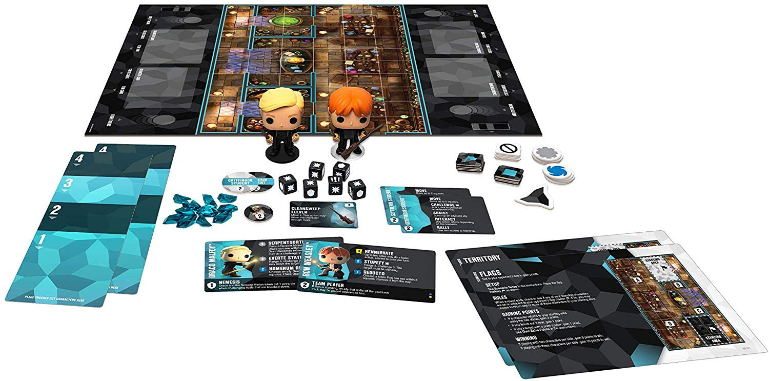 Funkoverse - Harry Potter - Ron Weasley & Draco Malfoy Pop! - Strategy Game 2-Pack - The Amazing Collectables