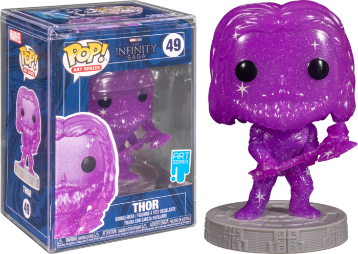 Funko Pop! Avengers 4: Endgame - Thor Purple Infinity Stone Artist Series with Pop! Protector #49 - Real Pop Mania