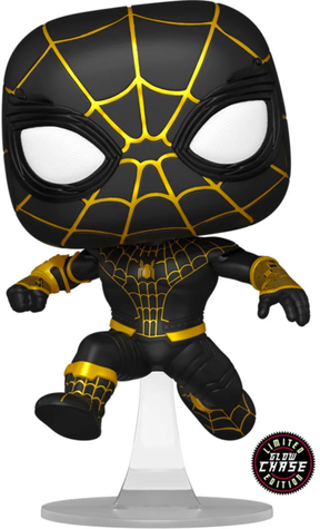 Funko Pop! Spider-Man: No Way Home - Spider-Man Unmasked Black Suit #1073 - Chase Chance