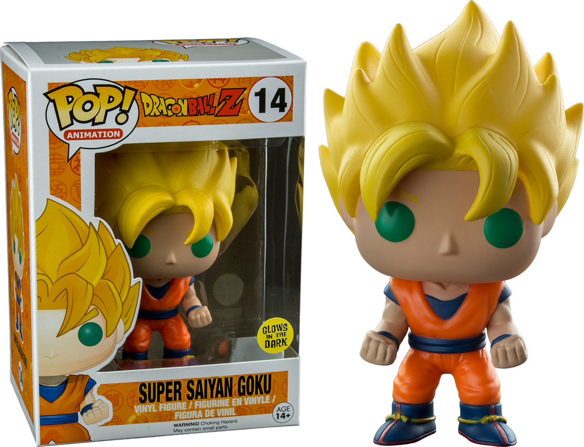 Funko Pop! Dragon Ball Z - Super Saiyan Goku Glow in the Dark #14