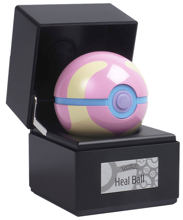 Pokemon - Heal Ball 1:1 Scale Life Size Die-Cast Prop Replica - Real Pop Mania