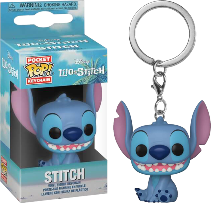 Funko Pocket Pop! Keychain - Lilo & Stitch - Stitch Seated - Real Pop Mania