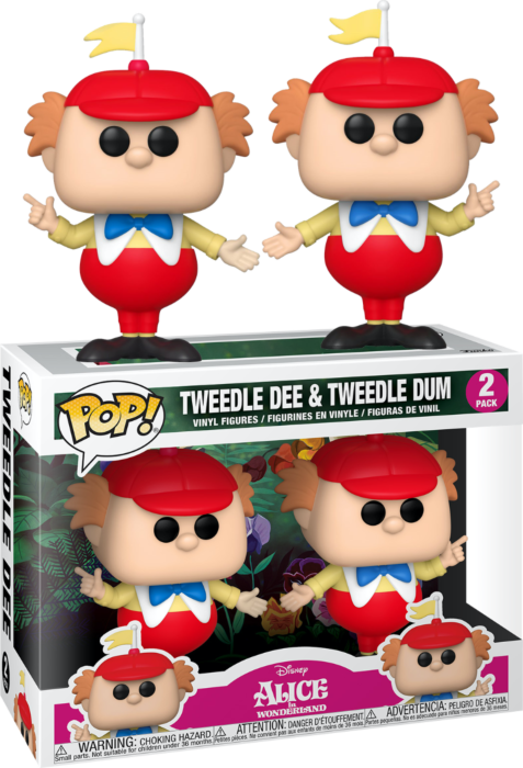 Funko Pop! Alice in Wonderland - Tweedle Dee & Tweedle Dum 70th Anniversary - 2-Pack - Real Pop Mania