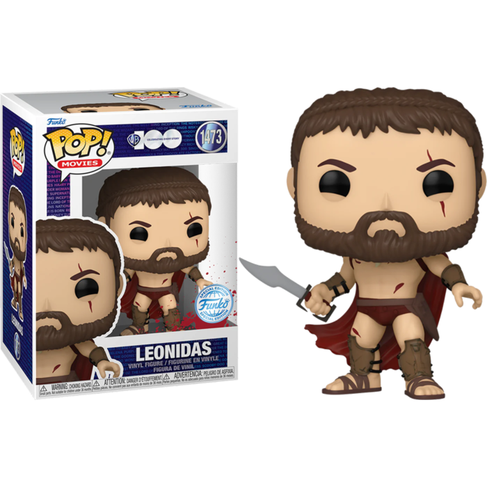 Funko Pop! 300 - Leonidas (Battle Worn) Warner Bros. 100th #1473