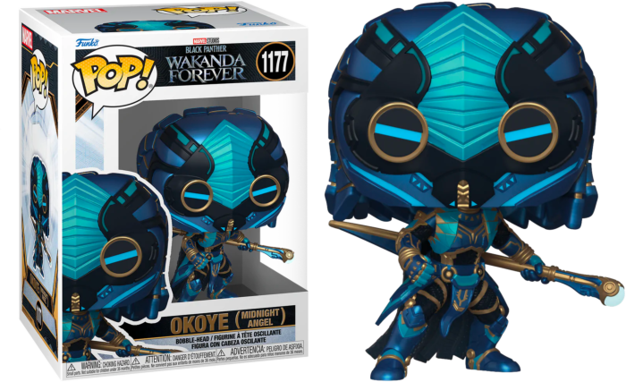 Funko Pop! Black Panther 2: Wakanda Forever - Okoye (Midnight Angel) #1177 - Real Pop Mania