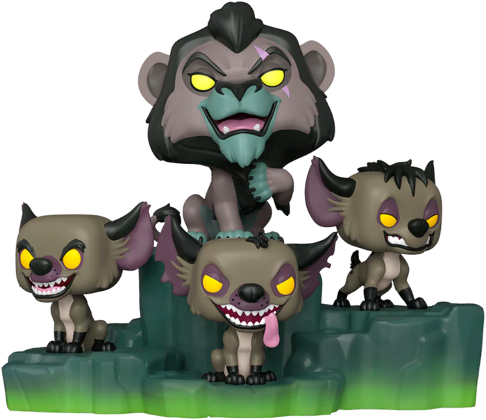 Funko Pop! Disney Villains: Assemble - Scar with Hyenas Deluxe Diorama #1204 - Real Pop Mania