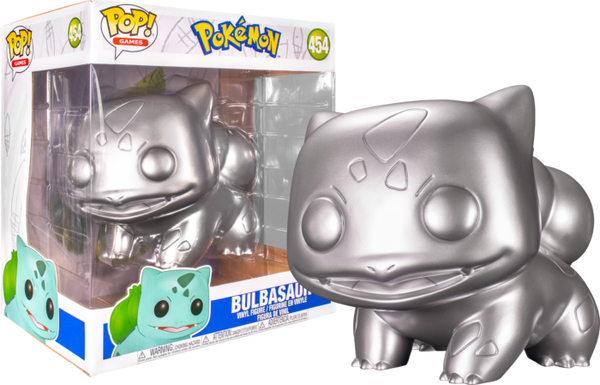 Figurine Pop Bulbasaur Silver supersized (Pokemon) #454 pas cher