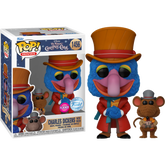 Funko Pop! The Muppet Christmas Carol (1992) - Charles Dickens with Rizzo Flocked #1456