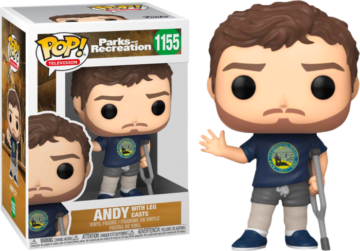 Funko Pop! Parks and Recreation - Andy Dwyer with Leg Casts #1155 - Real Pop Mania