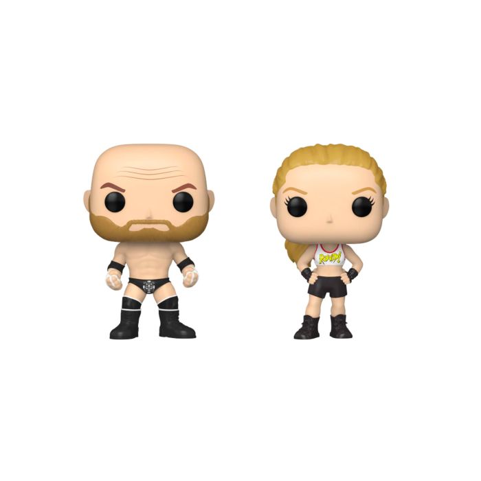 Funko Pop! WWE - Triple H & "Rowdy" Rhonda Rousey - 2-Pack