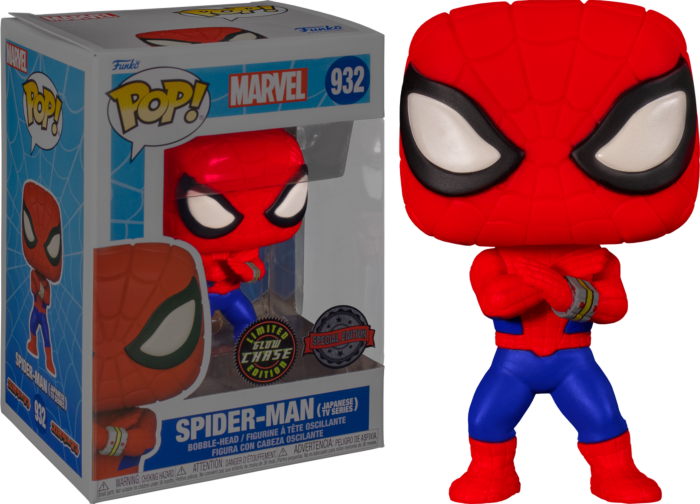 Funko Pop! Spider-Man - Spider-Man Japanese TV Series #932 - Chase Chance