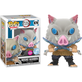 Funko Pop! Demon Slayer - Inosuke Hashibira with Blades Crossed Flocked #870