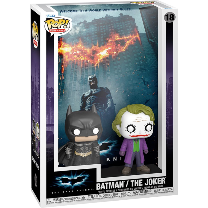 Funko Pop! Movie Posters - The Dark Knight - Batman & Joker #18