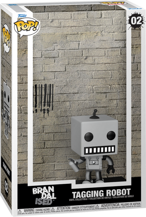 Funko Pop! Art Cover - Brandalised - Tagging Robot by Banksy #02